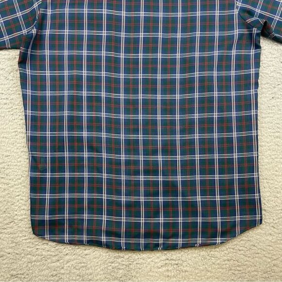 Levis Shirt Mens Large Plaid Thin Lightweight Summer Tailored For Men USA VTG - Picture 9 of 16